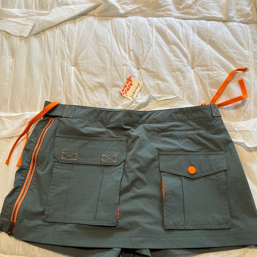 FP Movement by Free People Slate and Orange Skorts
